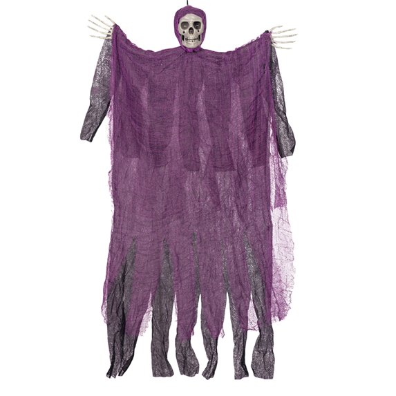 Michellecmm Halloween Hanging Skeleton Movable Joints Skull Statue Props Decor