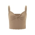 thumbnail image 1 of Michellecmm  Women Camisole Solid Color V Neck Summer Spaghetti Strap Tank Tops, 1 of 9