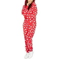 thumbnail image 1 of Michellecmm  Women Men Couples Pajamas Bear/Heart/Penguin/Crutch Print Sleepwear, 1 of 9