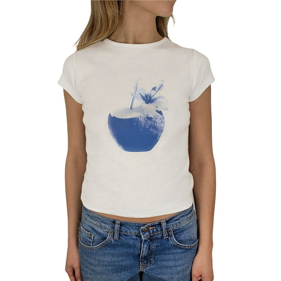 Michellecmm Women Short Sleeve T-Shirts Disco Ball Print Round Neck Shirts Summer Casual Slim Fit Tops Streetwear