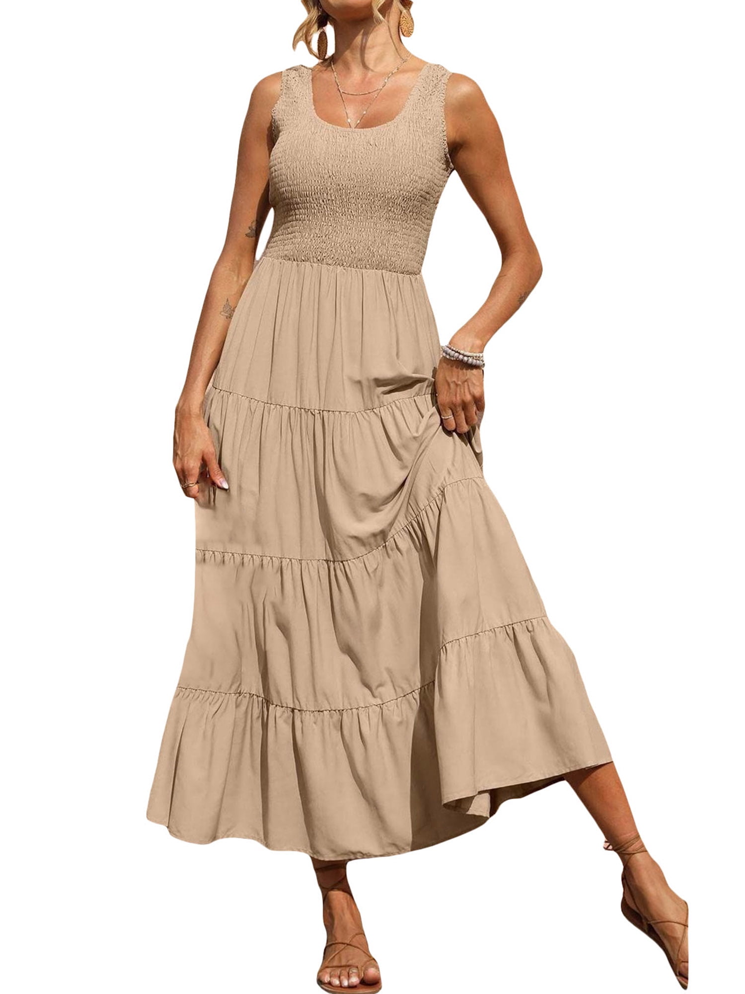 solid ruched u neckline ruffle maxi dress Amazon.com: CIDER Solid Ruched U-Neckline Ruffle Maxi Dress: Red, XXS : Clothing, Shoes & Jewelry