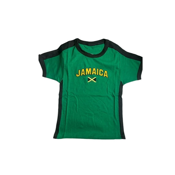 Michellecmm  Women T-shirt, Short Sleeve Letters Print Contrast Color Summer Tops