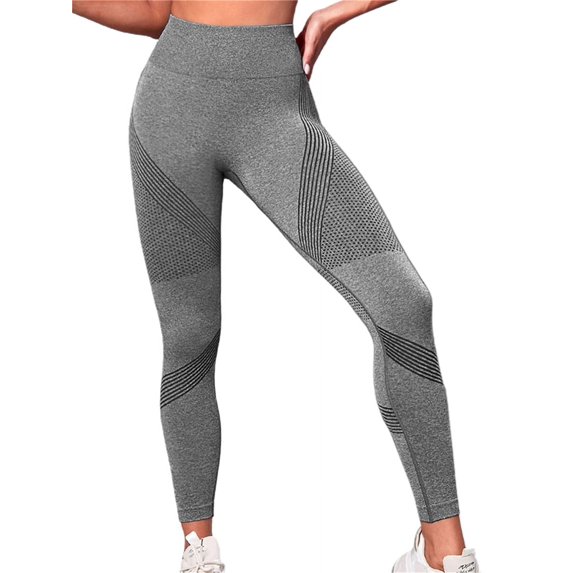 Michellecmm Women’s Butt Lift Workout Leggings High Waist Tummy Control Stretchy Contour Yoga Pants Gym Leggings