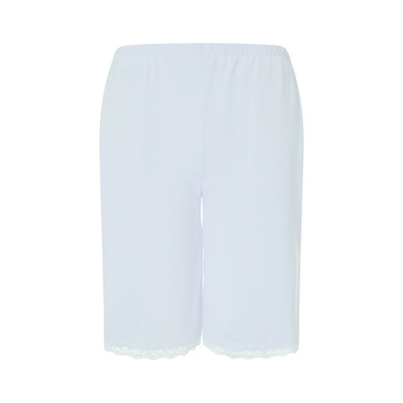 Michellecmm Women's Solid Color Sleeping Shorts, Daily Elastic High Waist Bottoming Short Pants