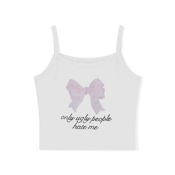 Michellecmm Women's Summer Cami Tops Cute Bow/Cherry Print Tank Tops Camisoles