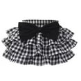 thumbnail image 1 of Michellecmm Women's Summer Mini Plaid Skirts Bow Decorated Tiered Skirt for Daily, Travel, Parties, 1 of 2