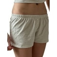 thumbnail image 1 of Michellecmm  Women's Summer Solid Color/Floral/Heart/Striped Lounge Shorts, 1 of 4