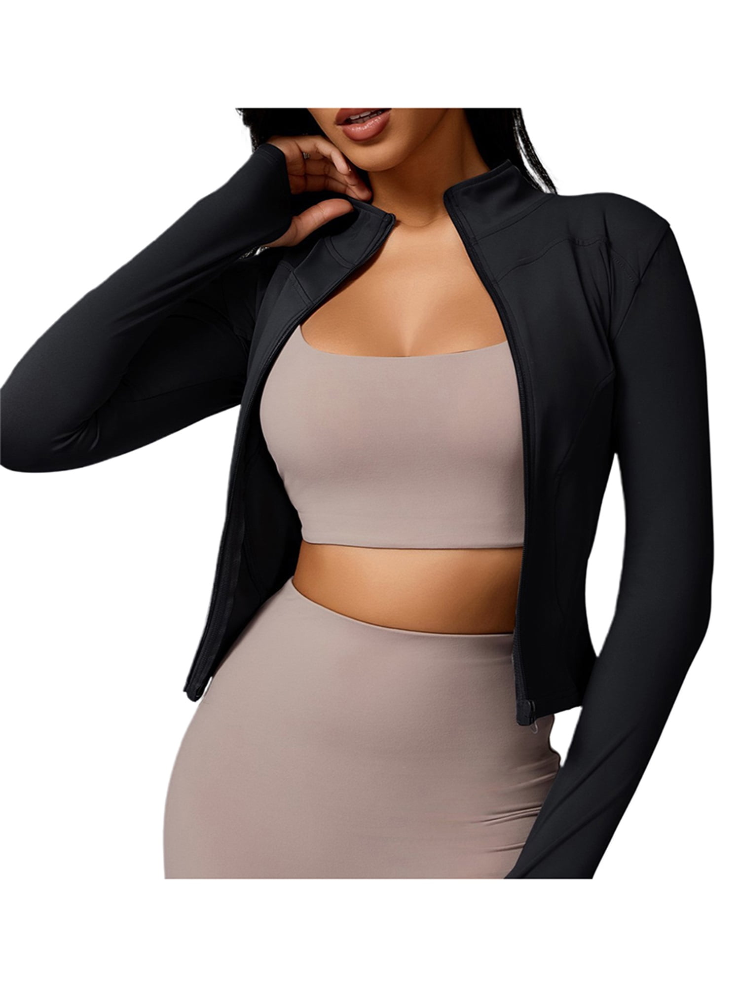 Womens Stylish Minimalist Slimming Cotton Padded Jacket