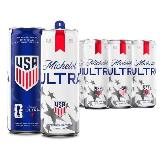 Michelob ULTRA Superior Light American Lager Beer, 6 pack, 12 fl oz Aluminum Cans, 4.2% ABV