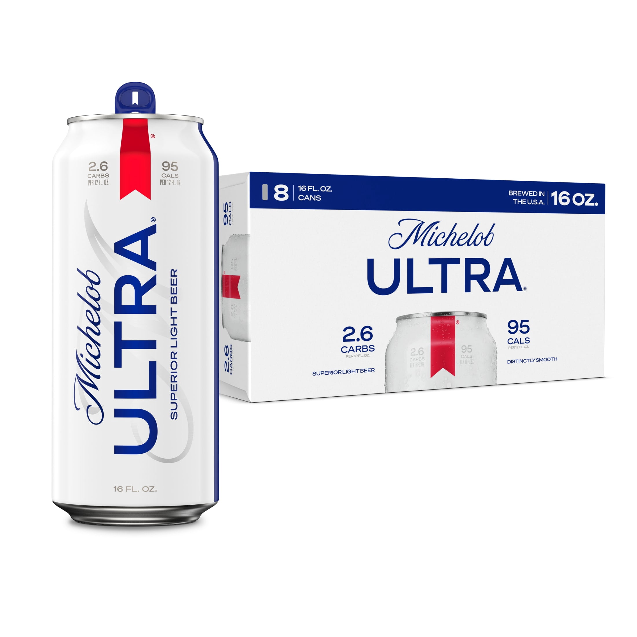 Michelob ULTRA Superior Light American Lager Beer, 8 pack 16 fl oz