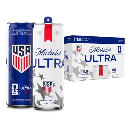 Michelob Ultra Superior American Light Lager Beer 12 Pack 12 fl oz Aluminum Cans 4.2% ABV