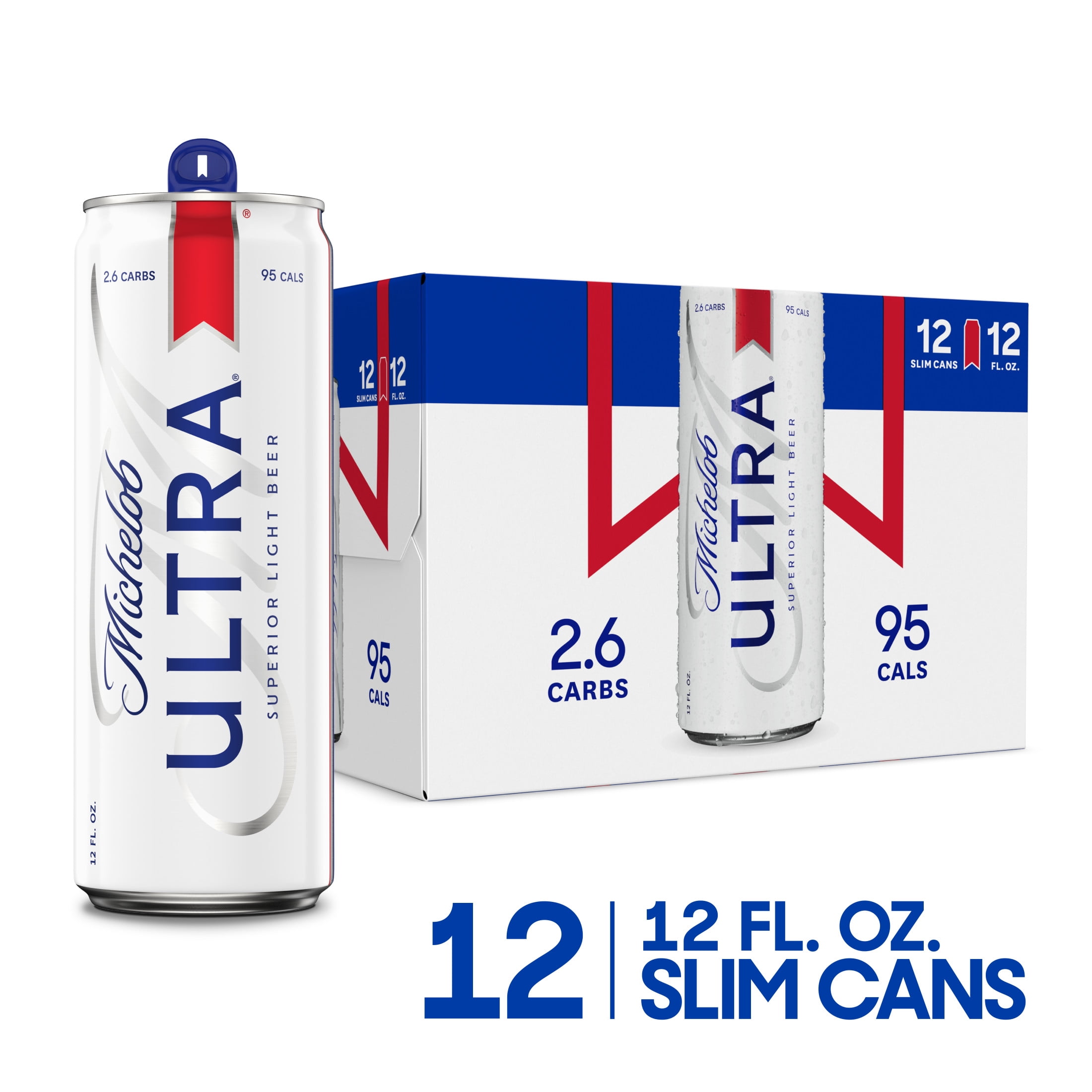 Michelob ULTRA Light Beer, 12 Pack, 12 fl oz Cans, 4.2 ABV in Zambia