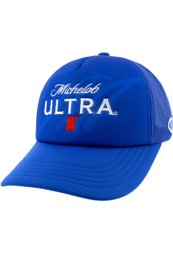 ODD SOX Michelob Ultra Blue Trucker Hat – Classic Beer Mesh Snapback Cap for Men & Women – Vintage