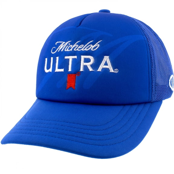 ODD SOX Michelob Ultra Blue Trucker Hat – Classic Beer Mesh Snapback Cap for Men & Women – Vintage