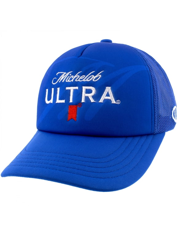 ODD SOX Michelob Ultra Blue Trucker Hat – Classic Beer Mesh Snapback Cap for Men & Women – Vintage