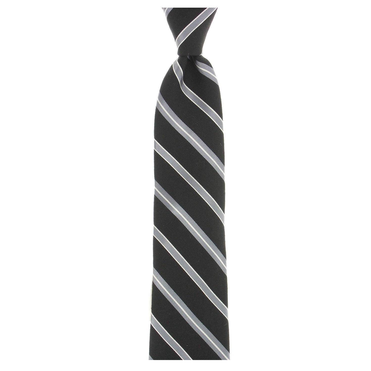 Michelsons Of London Men’s Black Silk Knitted Tie – 58'' Long, 3'' Wide | Classic, Textured Tie For Formal & Smart Casual Wear