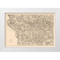 thumbnail image 1 of Michie 18x14 White Modern Wood Framed Museum Art Print Titled - Richmond County Virginia - Michie 1867, 1 of 4