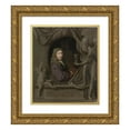 thumbnail image 1 of Michiel Van Musscher 20x22 Gold Ornate Framed and Double Matted Museum Art Print Titled - Self-Portrait (1685), 1 of 4