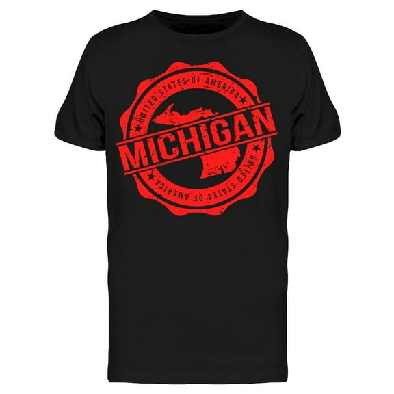 Michigan America Original T-Shirt Men -Image by Shutterstock, Male Large