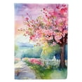thumbnail image 1 of Michigan Apple Blossoms in Watercolor Garden Flag 11.25 in x 15.5 in, 1 of 5