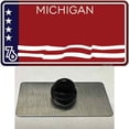 thumbnail image 1 of Michigan Bicentennial 76 State Blank Novelty Metal Hat Pin 1.5" x 0.75" Hat Pin (PIN), 1 of 1
