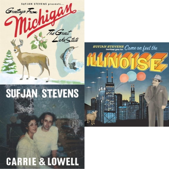 Michigan & Carrie & Lowell & Illinoise [LP Vinyl Bundle]