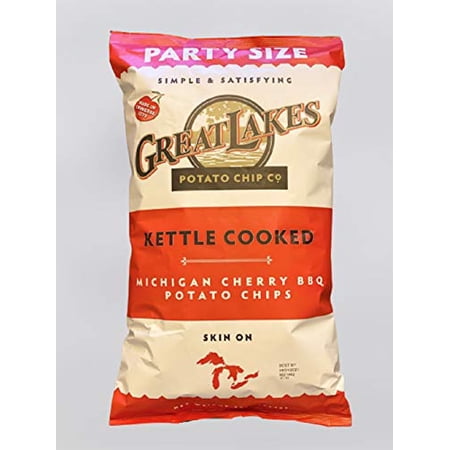 Great Lakes Cherry BBQ Potato Chips, Party Size, 22 oz