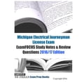 thumbnail image 1 of Michigan Electrical Journeyman License Exam ExamFOCUS Study Notes & Review Questions 2016/17 Edition (Paperback), 1 of 1