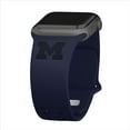 thumbnail image 1 of Michigan Engraved Silicone Unisex Watch Band for Apple Watch - 42/44/45/49mm(46mm Series 10/11) Navy by Affinity Bands, 1 of 4