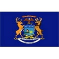 thumbnail image 1 of Michigan Flag 2x3ft Poly, 1 of 1