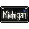 thumbnail image 1 of Michigan Flag Script Metal Novelty License Plate 7" x 4" Motorcycle, 1 of 1