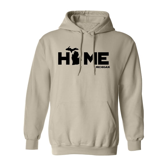 Michigan HOME Adult Hooded Sweatshirt