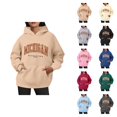 thumbnail image 1 of Hoodies for Women 2025 Long Sleeve Y2K Graphic Hoodie with Pockets Hooded Sweatshirt Women Pullover, 1 of 5