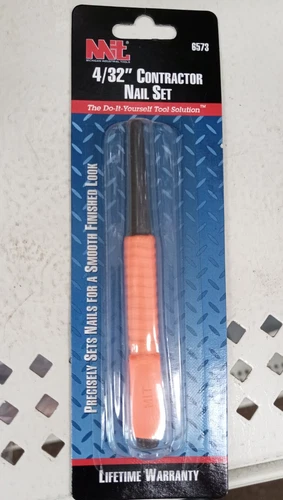 Michigan Industrial Tools Mit 4/32" Contractor Nail Set New Sealed Free Shipping