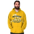 thumbnail image 1 of Michigan Is Great MI Lakes Pride Hoodie Sweatshirt Women Men Brisco Brands S, 1 of 6