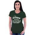 thumbnail image 1 of Michigan Is Great MI Lakes Pride Women's T Shirt Ladies Tee Brisco Brands L, 1 of 6