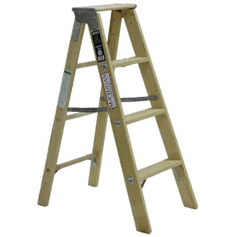 Michigan Ladder 1320-06 6 ft. Type IA Wood Step Ladder Michigan Ladder 1320-06 6 ft. Type IA Wood Step Ladder