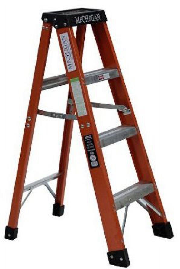 Michigan Ladder 5.3 ft Fiberglass Step Ladder with 300 lb. Load