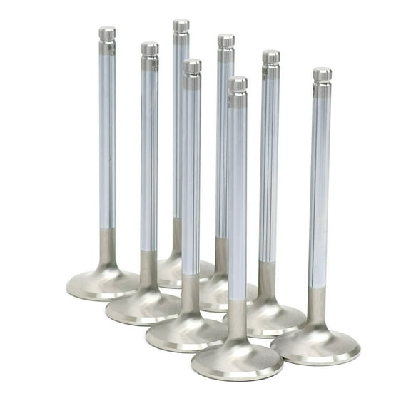 Michigan Motorsports 1.550" Inconel Exhaust Valves for Cathedral Port LS Heads - Fits 243 799 706 862 317 241 853 806 - Compatible with LS1 LS2 LS6 LQ4 LQ9 LC9 LMG LM7