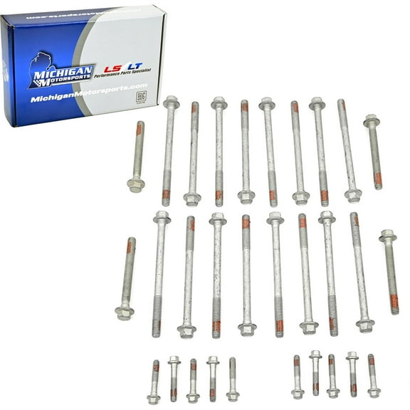Michigan Motorsports 1997-2003 LS Head Bolt Kit LS1 LS6 LQ4 LQ9 LM7 LR4 4.8 5.3 5.7 6.0 12498545