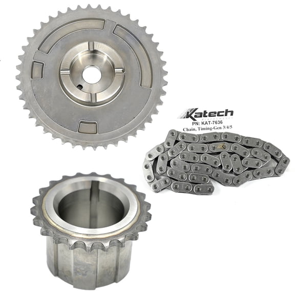 Michigan Motorsports C5-R Katech Timing Chain Set with 1-bolt 58x Cam Sprocket, Crank Gear, C5R Timing Chain -Fits 5.3 6.0 6.2 LS3 L99 LSA LQ4 LS