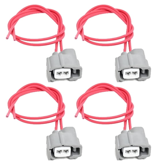 Michigan Motorsports Fuel Injector Connector Pigtail | Fits Toyota Lexus Scion Acura Applications | 6 Inch Injector Plug Harness Replacement