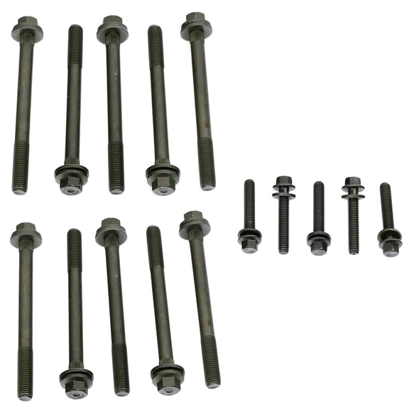 Michigan Motorsports Gen III HEMI Head Bolts | Fits 2003+ 5.7L 6.1L 6.2L 6.4L HEMI Engines | Dodge Chrsyler Jeep Ram | Cylinder Head Bolt Set (Bolts for 1 Head)