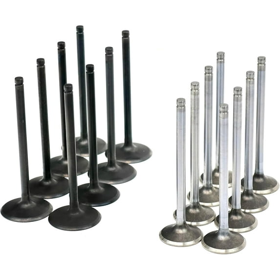 Michigan Motorsports Intake & Exhaust Valve Set - Like GM #12678745 & #12619825 - Fits 2014+ 5.3L Gen V Engines - L83 L84 L82 L8B - Includes 8 Intake Valves & 8 Exhaust Valves