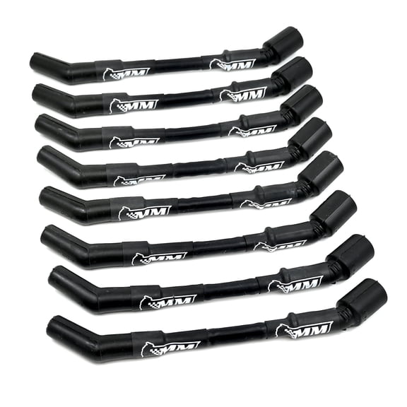 Michigan Motorsports LS Spark Plug Wire Set 10mm Performance Wires (Black) -Fits LS1 LS2 LS3 L99 L76 L77