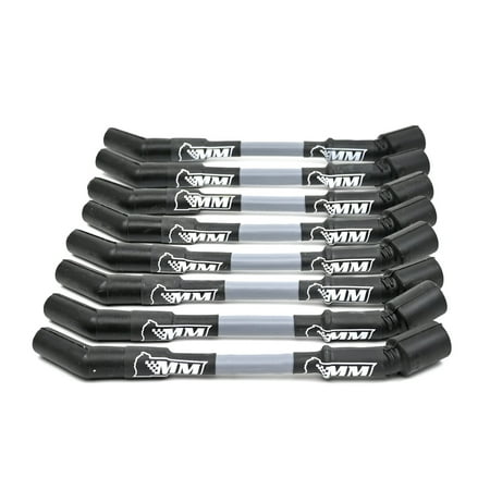 Michigan Motorsports LS Spark Plug Wire Set - 10mm Performance Wires (Gray) -Fits LS1 LS2 LS3 L99 L76 L77