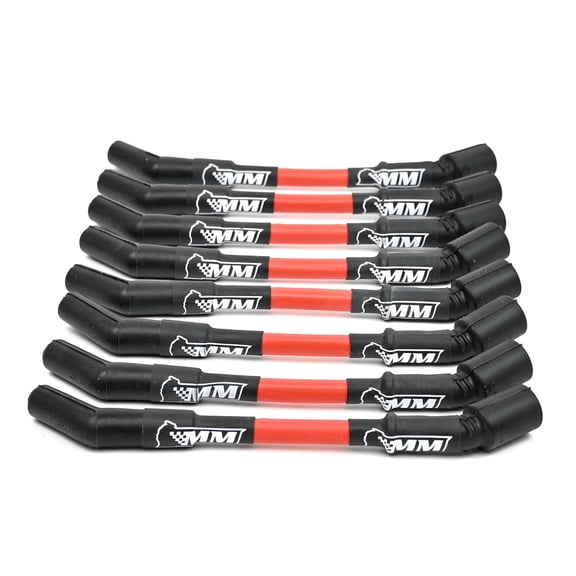 Michigan Motorsports LS Spark Plug Wire Set 10mm Performance Wires (Red) -Fits LS1 LS2 LS3 L99 L76 L77