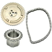 Michigan Motorsports LS Timing Chain Set with Cam Sprocket, 3 Bolt Crank Gear, and Timing Chain