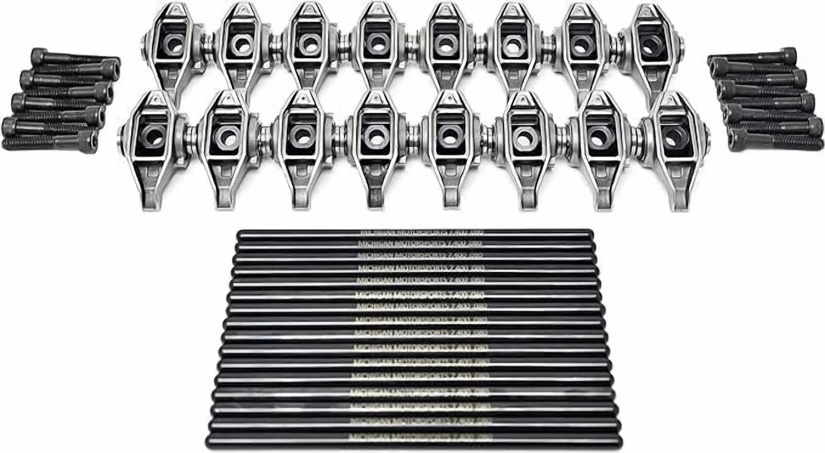 Michigan Motorsports LS1 Rocker Arms and Bolts with Trunion Kit ...