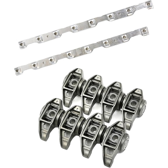 Michigan Motorsports LS3 Intake Rocker Arm Conversion Kit with Billet Stands | Fits L99 L76 L77 L92 LY6 L96 LSA Engines | Rectanle Port Valvetrain Conversion